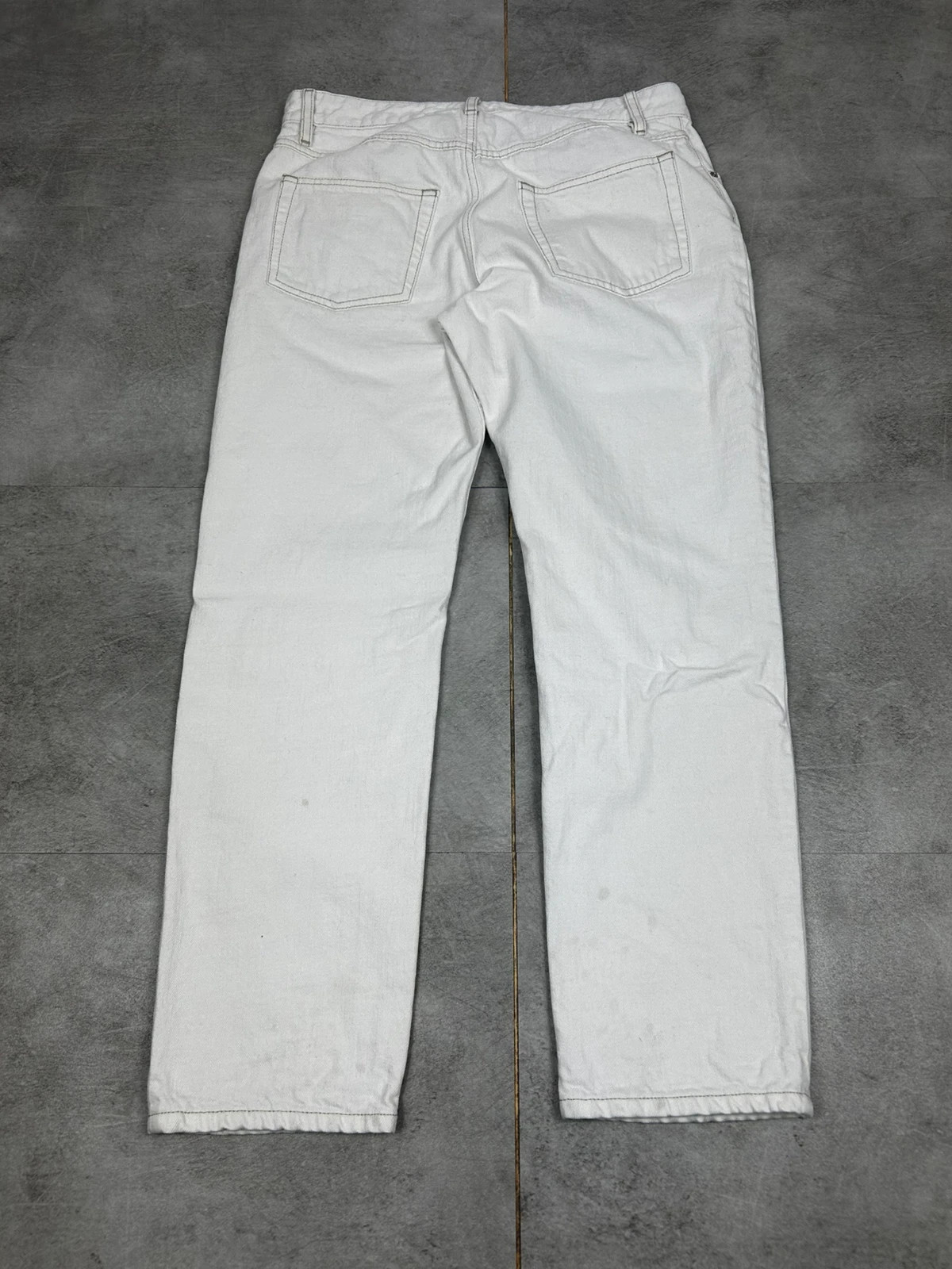 isabel marant femme jean droit coupe slim taille 38 denim blanc vintage – Isabel Marant – taille M / 38 / 10 3