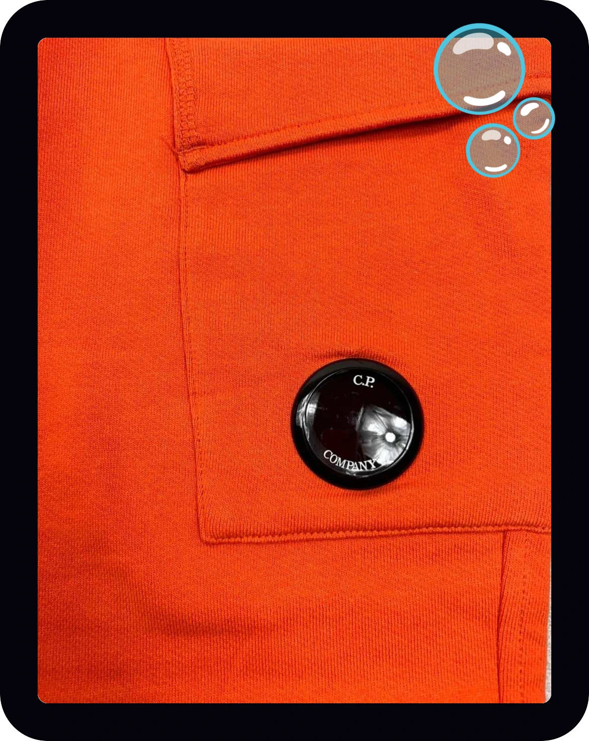 Cp Company hommes pantalon cargo jogging taille XS lens poche streetwear orange – C.P. Company – taille XS 3