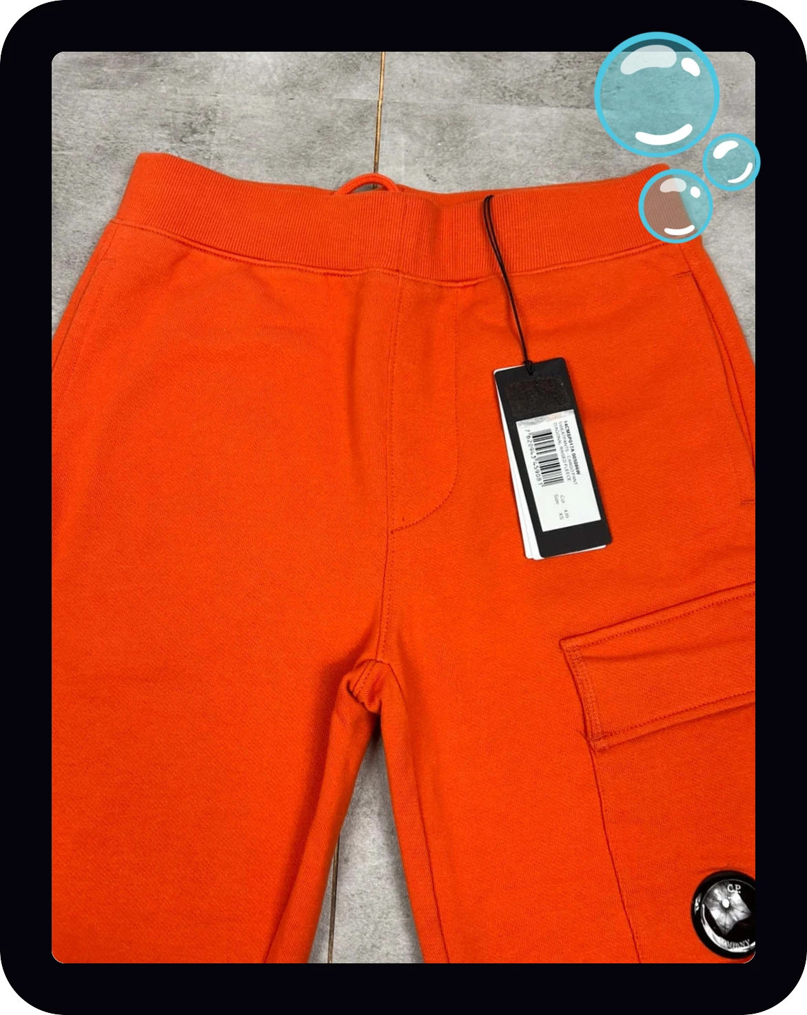Cp Company hommes pantalon cargo jogging taille XS lens poche streetwear orange – C.P. Company – taille XS 4