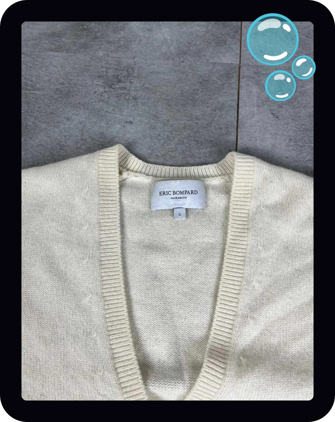 Eric Bompard femmes cardigan oversize cachemire beige taille S gilet boutons laine luxe doux – Eric Bompard – taille S / 36 / 8 3