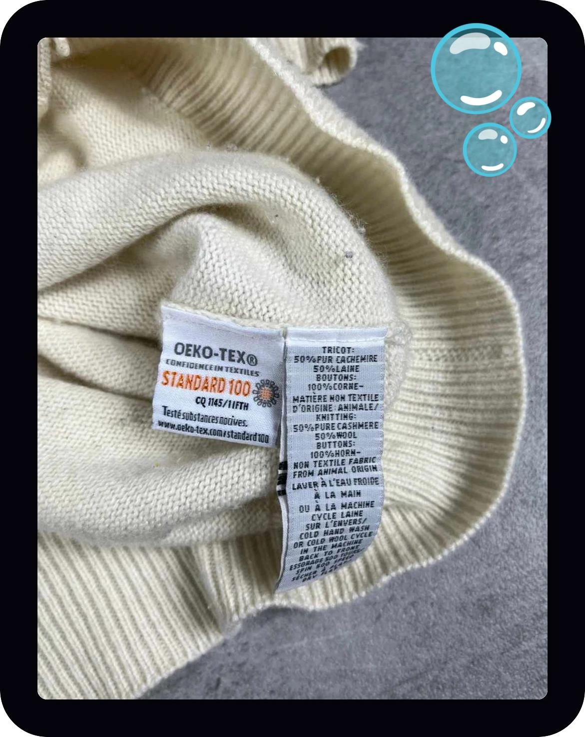 Eric Bompard femmes cardigan oversize cachemire beige taille S gilet boutons laine luxe doux – Eric Bompard – taille S / 36 / 8 4