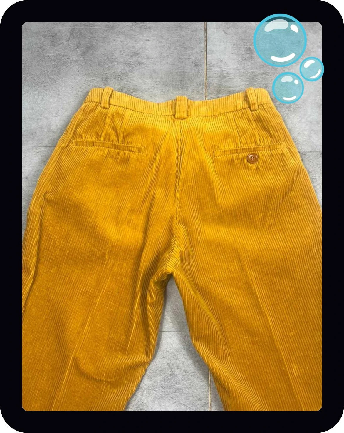 sessùn femmes pantalon coupe droite velours côtelé taille estimée S M coupe droite moutarde – Sessun – taille S / 36 / 8 5