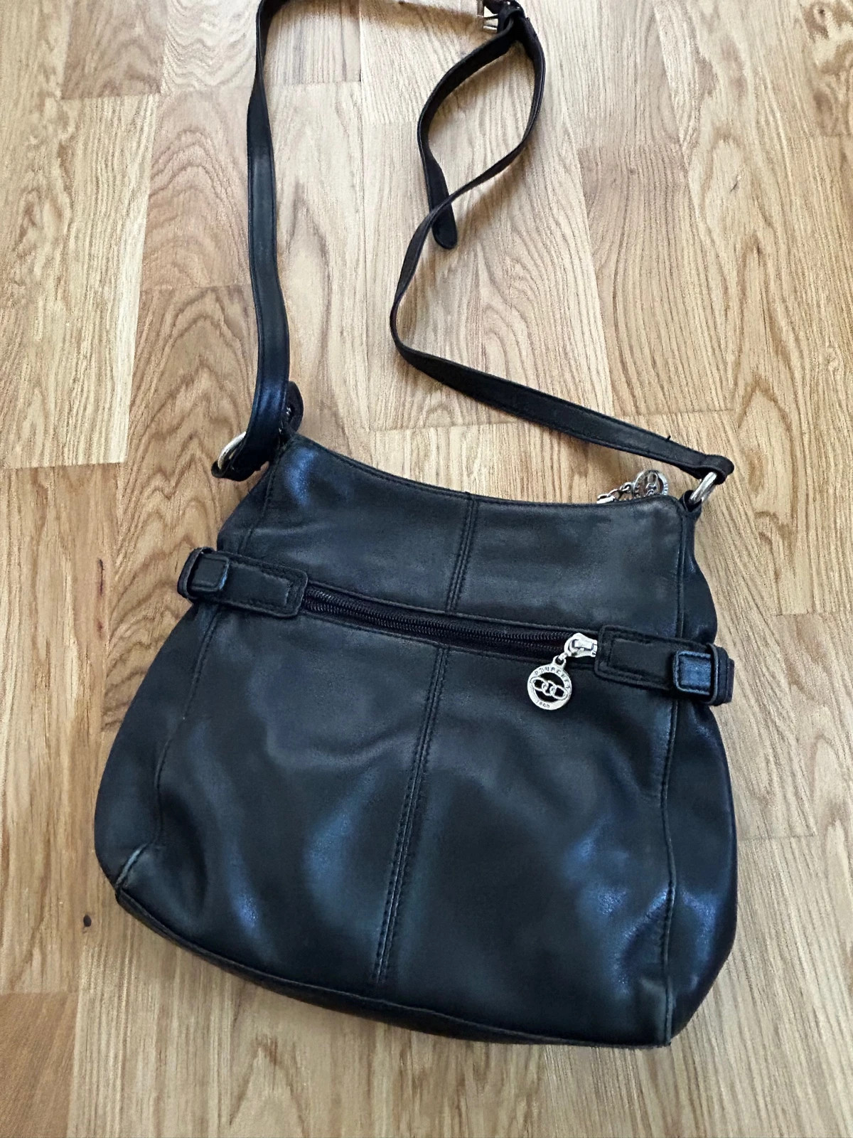 Pourchet femmes sac cuir noir avec porte monnaie bandoulière vintage paris épaule chic – Pourchet 2