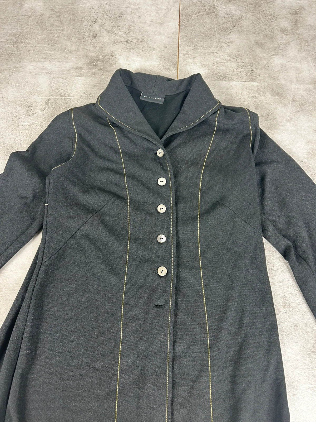 Bitte Kai Rand femme robe chemise noire minimaliste couture scandinave S – Bitte Kai Rand – taille S / 36 / 8 3