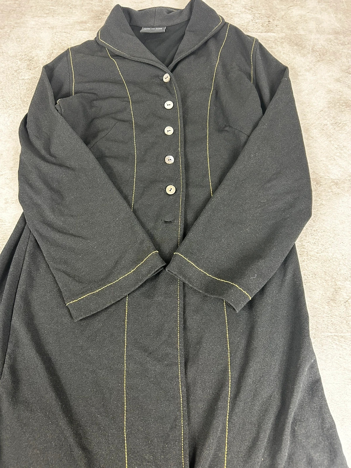 Bitte Kai Rand femme robe chemise noire minimaliste couture scandinave S – Bitte Kai Rand – taille S / 36 / 8 4