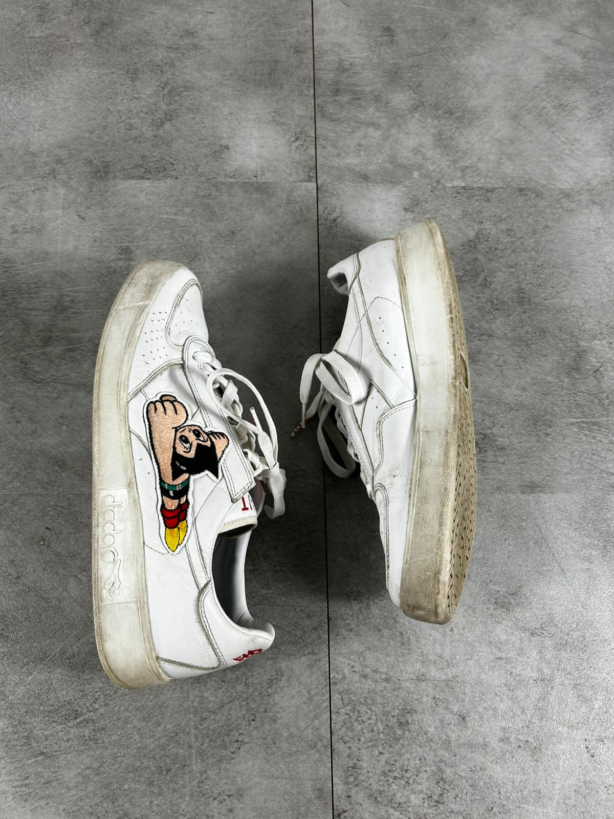 Diadora homme sneaker cuir Astro Boy taille 45 blanc streetwear manga édition limitée vintage – Diadora – taille 45 5