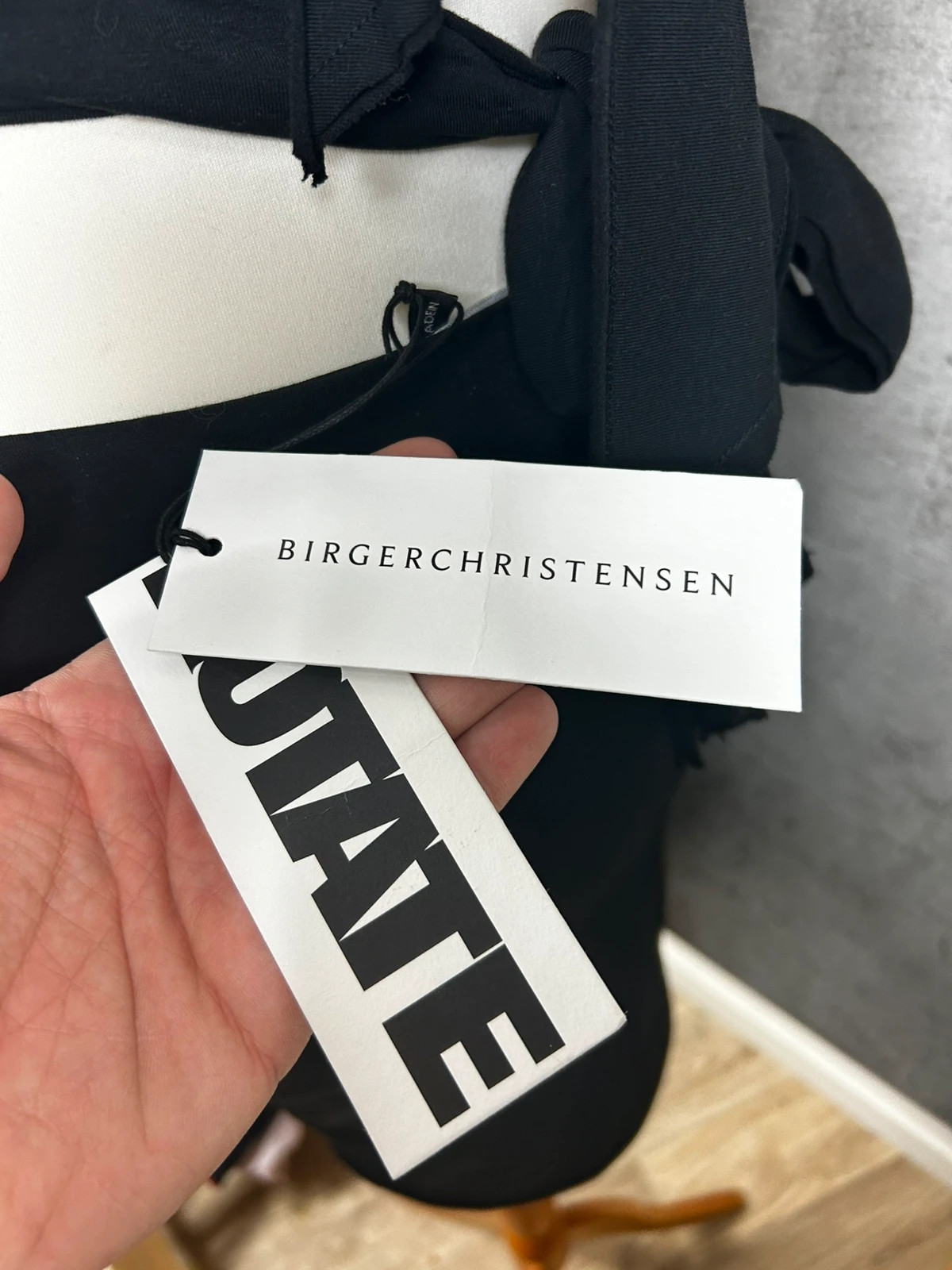 Rotate Birger Christensen femmes robe dos nu taille 38 noire mini robe soirée open back bodycon – ROTATE Birger Christensen – taille M / 38 / 10 5