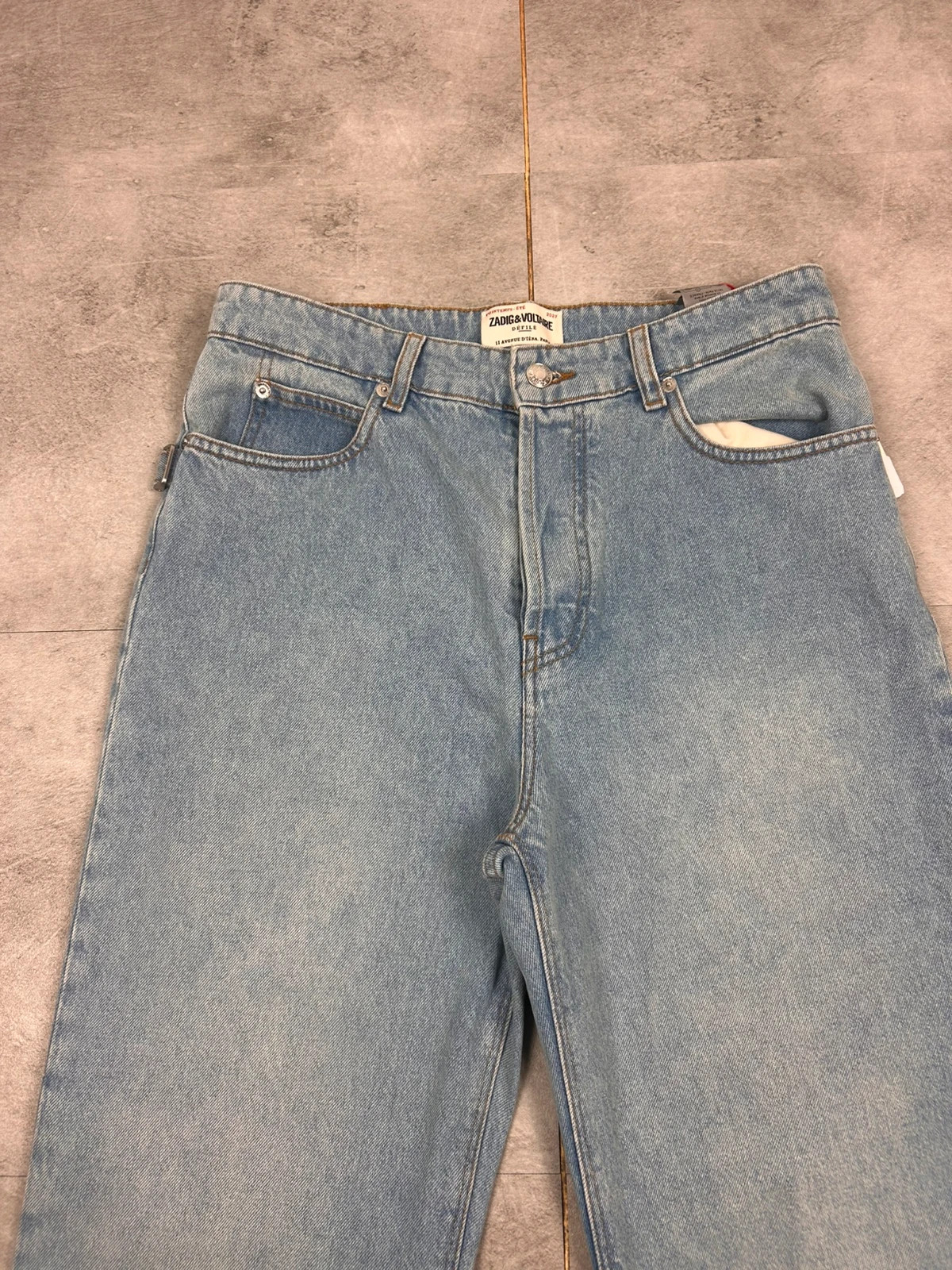 Zadig Voltaire femmes jean jambes larges flare wide legs taille 38 – Zadig & Voltaire – taille M / 38 / 10 4
