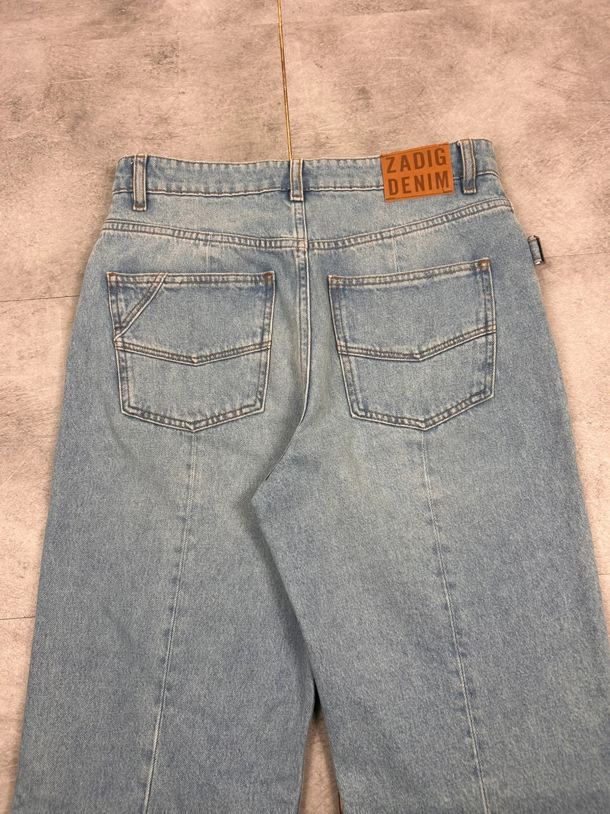Zadig Voltaire femmes jean jambes larges flare wide legs taille 38 – Zadig & Voltaire – taille M / 38 / 10 5