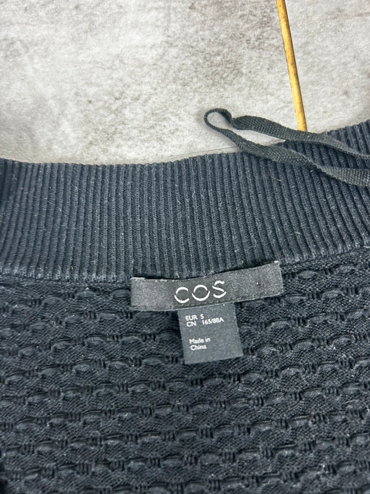 COS femme cardigan maille texturée taille S noir minimaliste chic – COS – taille S / 36 / 8 4