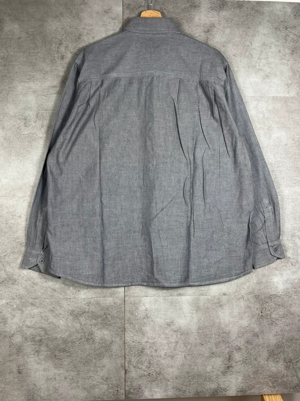 Saint James homme chemise coton gris chiné taille L Made in France casual chic – Saint James – taille L 2