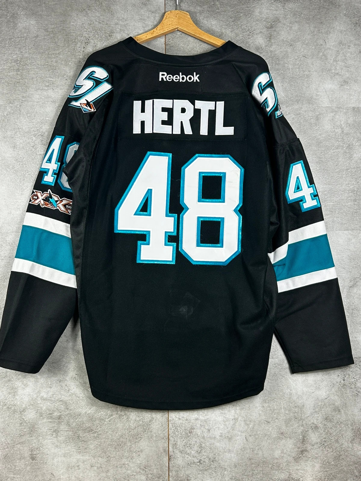 Reebok NHL San Jose Sharks Hertl 48 maillot hockey Made in Canada taille 52 – Reebok – taille XL 2