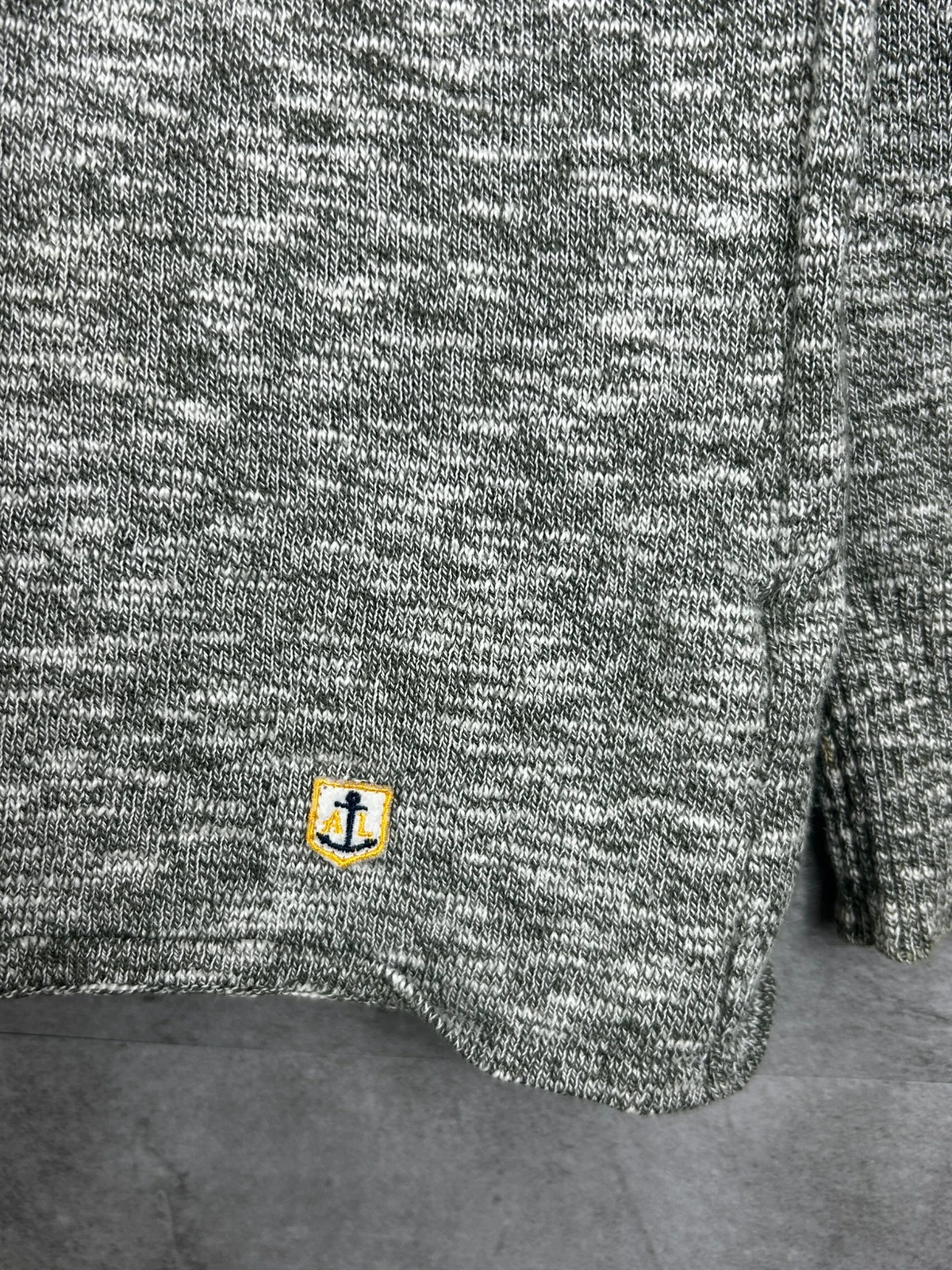 Armor Lux Pull Marin Gris Chiné Boutons Épaule Homme Taille estimée M – Armor-Lux – taille M 5