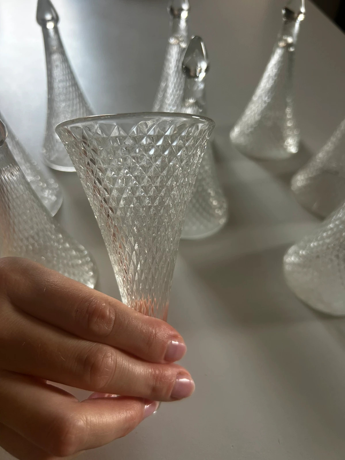 Lot de 9 Trinquettes Henri Maire anciennes Verres dégustation Vintage années 40-60 – Henri maire 3