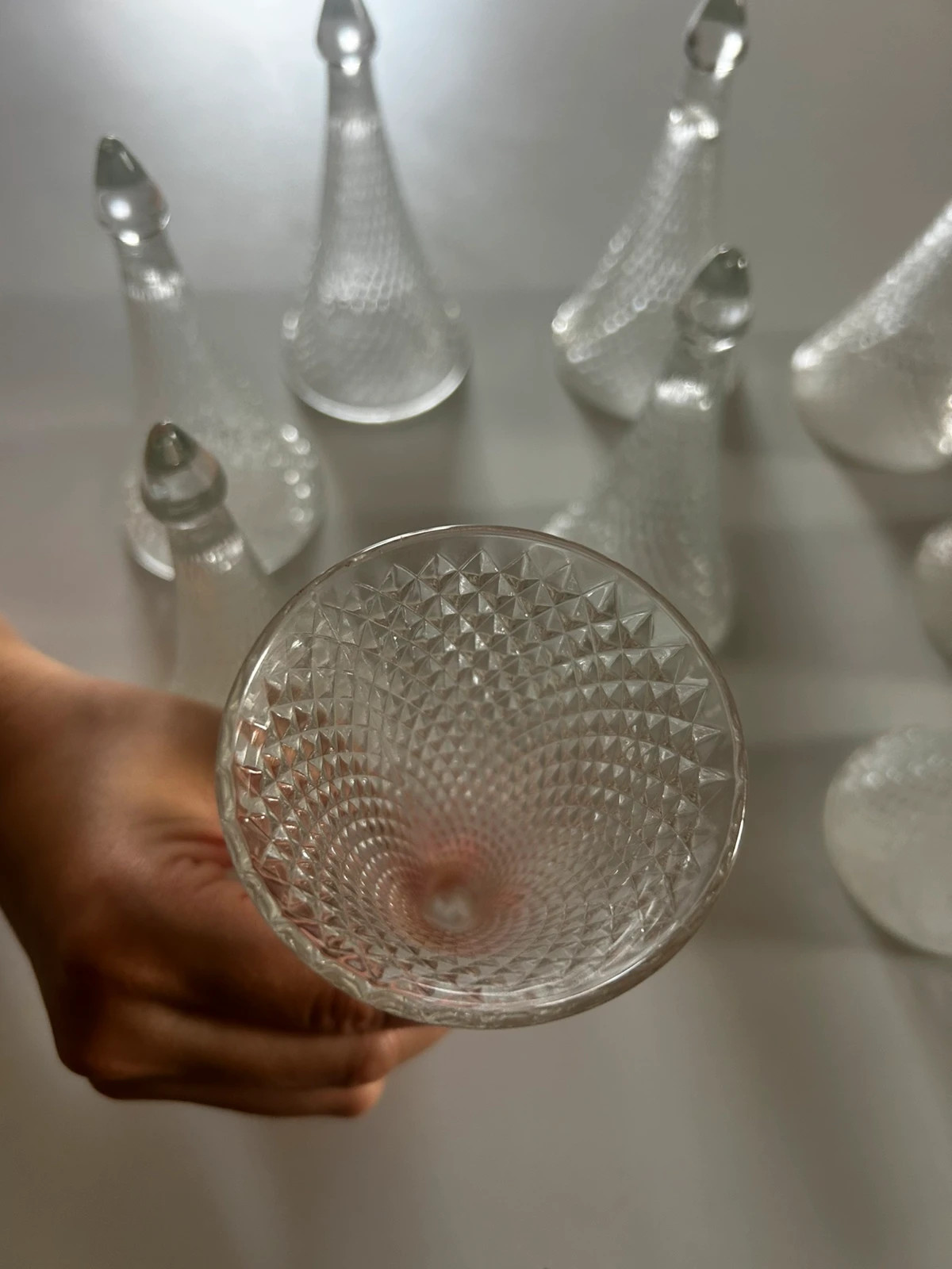 Lot de 9 Trinquettes Henri Maire anciennes Verres dégustation Vintage années 40-60 – Henri maire 4