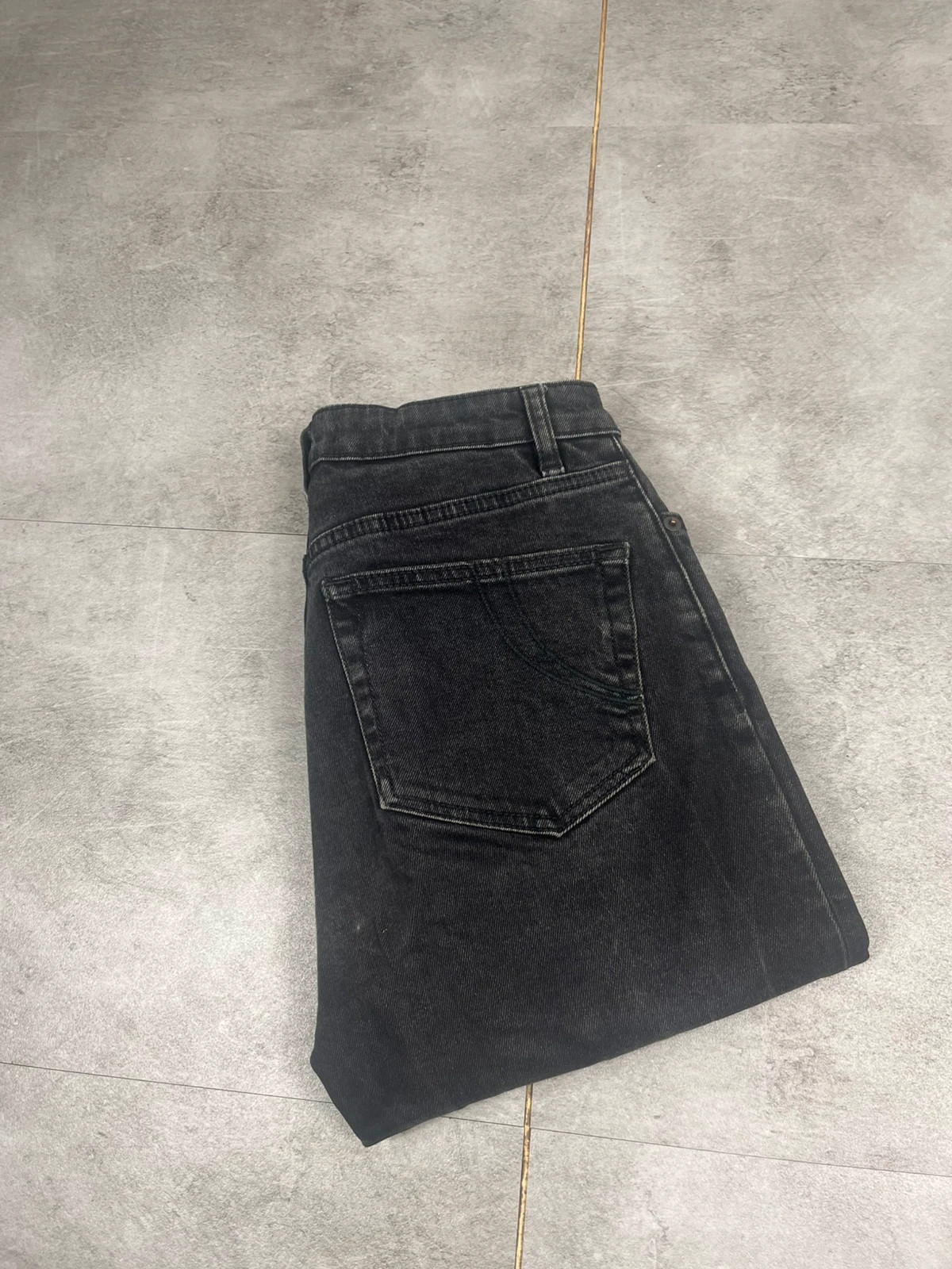 Maje femmes jean slim taille 36 denim noir patchs brodés – Maje – taille S / 36 / 8 2