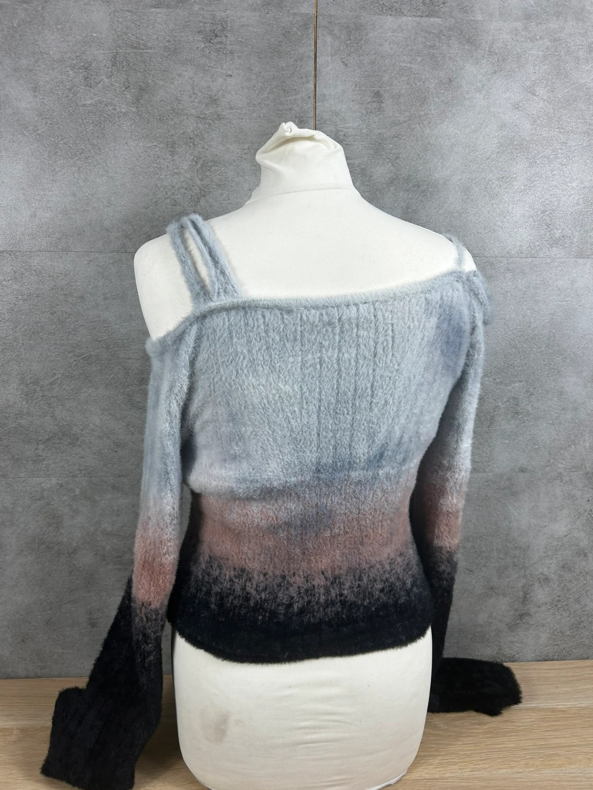 Ottolinger femmes pull effet mohair taille S maille duveteuse dégradé crop luxe designer – OTTOLINGER – taille S / 36 / 8 2