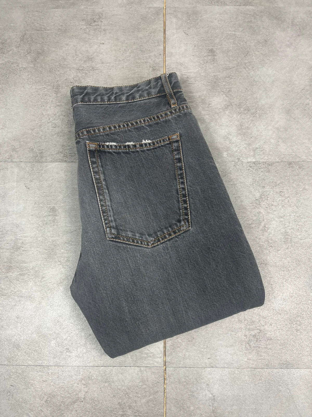 Isabel Marant Étoile femme jean slim taille 36 denim gris destroy
