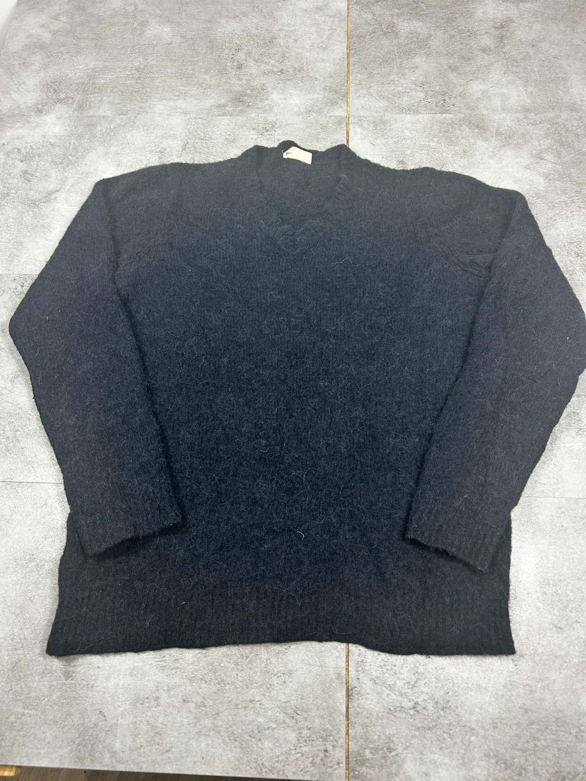 American Vintage hommes pull laine taille S noir vintage chaud minimal – American Vintage – taille S 2