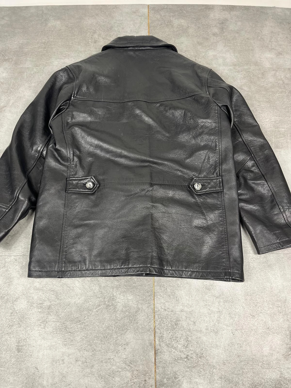 Bomb Boogie femmes veste cuir synthétique B15D taille M blouson cuir vintage noir – Bomboogie – taille M / 38 / 10 2