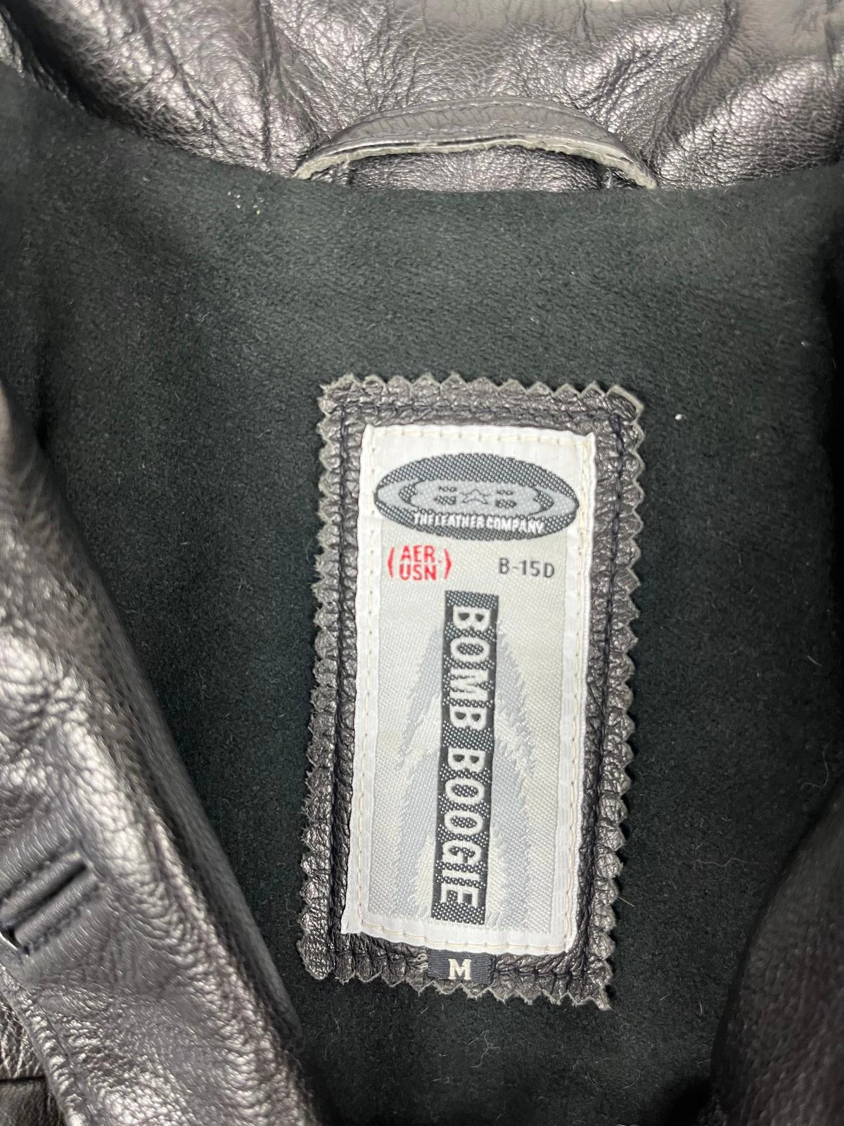 Bomb Boogie femmes veste cuir synthétique B15D taille M blouson cuir vintage noir – Bomboogie – taille M / 38 / 10 4
