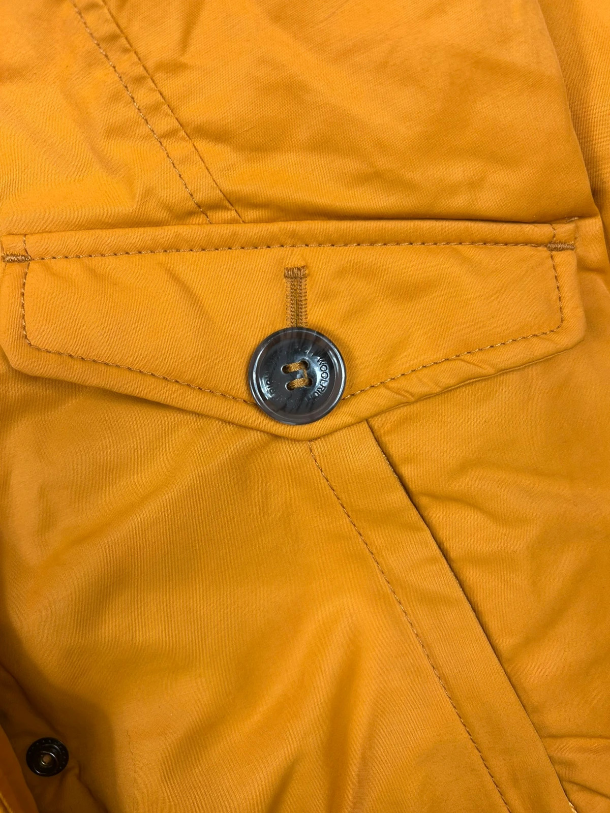 Woolrich femmes veste coupe vent imperméable ciré Polar Bomber XS Moutarde Rare éditions limitée – Woolrich – taille XS / 34 / 6 3