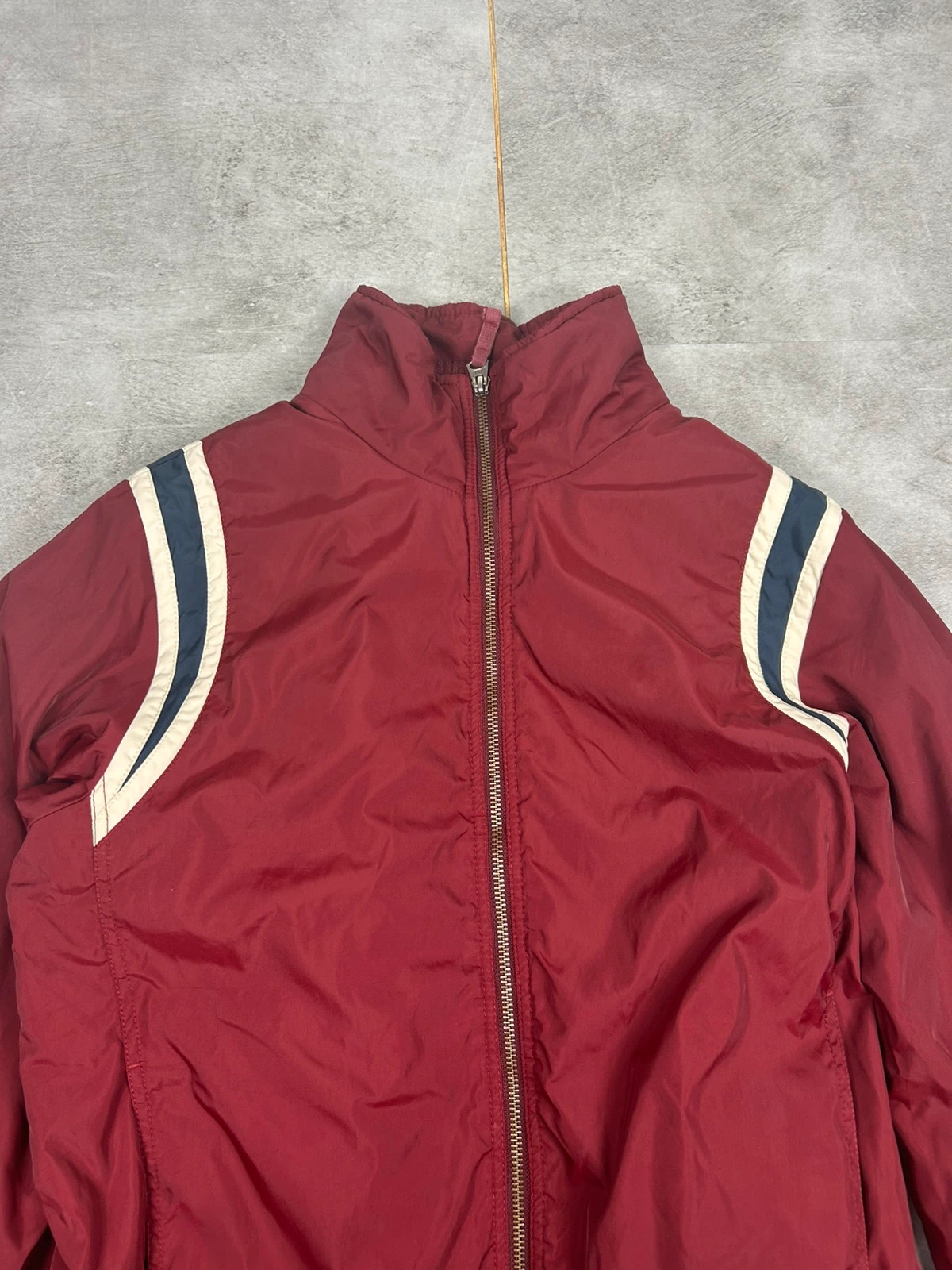 Tommy Hilfiger Denim blouson homme M bordeaux logo brodé New York City vintage – Tommy Hilfiger – taille M 3
