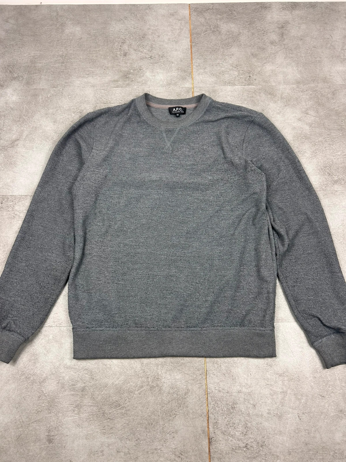 APC homme sweat XS gris jersey doux coton léger basique premium – A.P.C. – taille XS 2