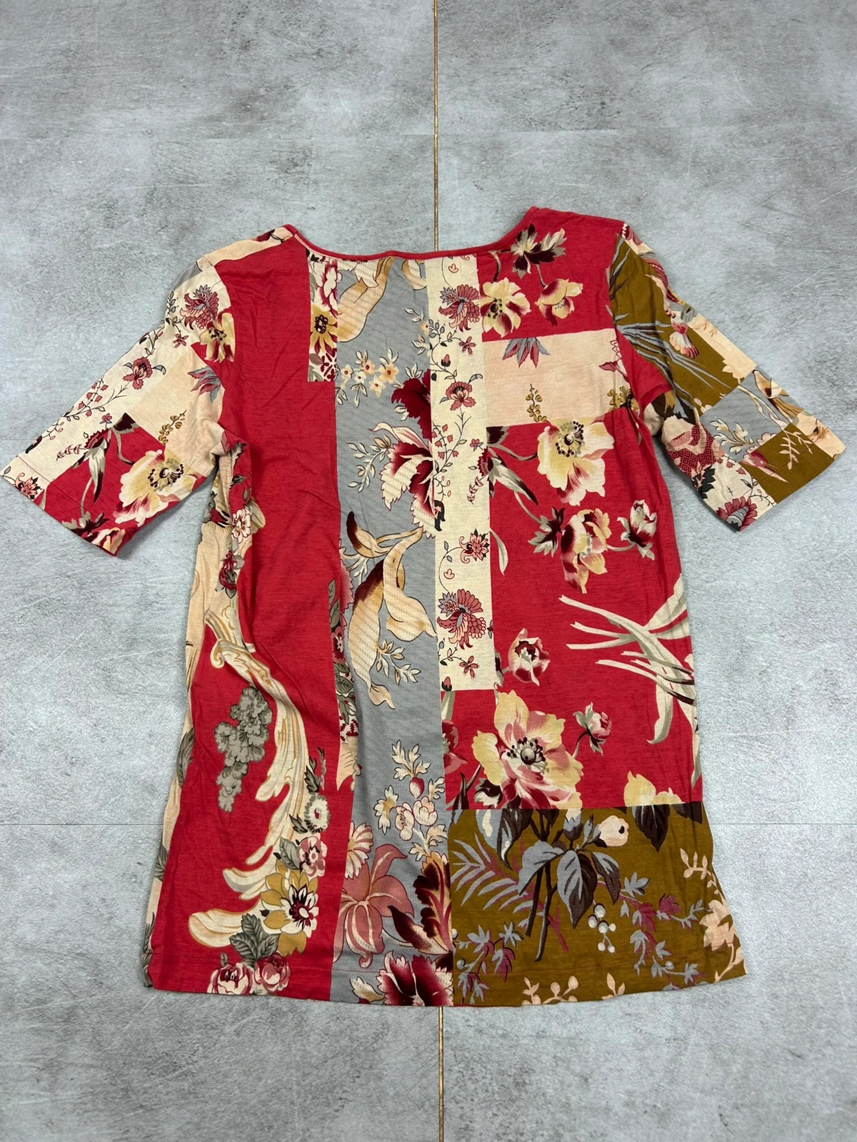 Top Kenzo Paris 38 t-shirt manches courtes imprimé japonais floral multicolore col rond – Kenzo – taille M / 38 / 10 3