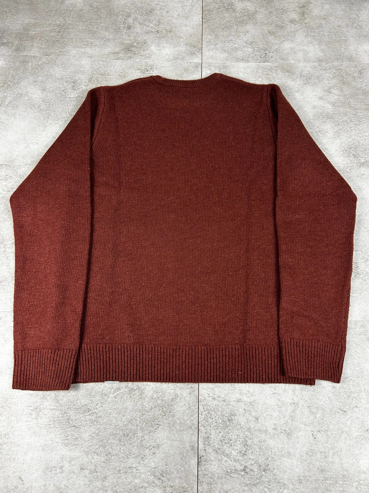 Carhartt WIP homme Allen Sweater XS oversize laine d’agneau bordeaux pull maille streetwear – Carhartt – taille XS 3