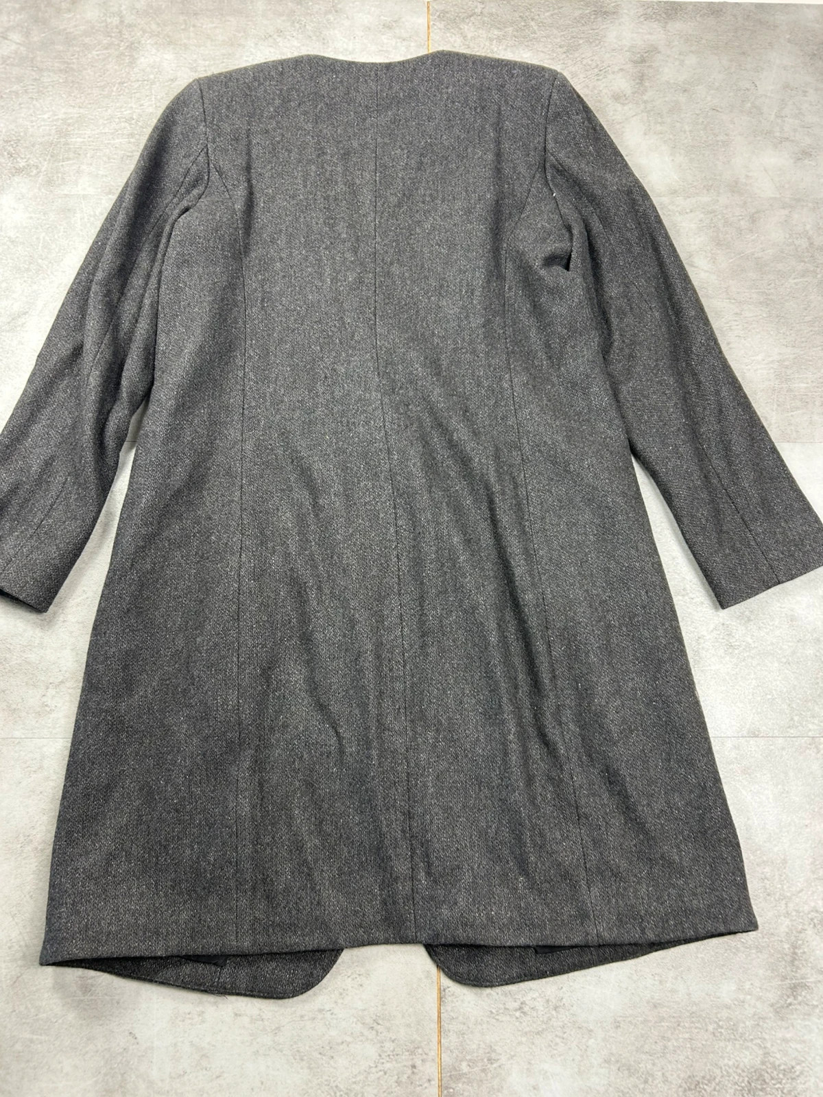 Manteau Cop Copine "Fluor" Laine Grise Chic Intemporel Femme Élégance Minimaliste – Cop Copine – taille M / 38 / 10 2