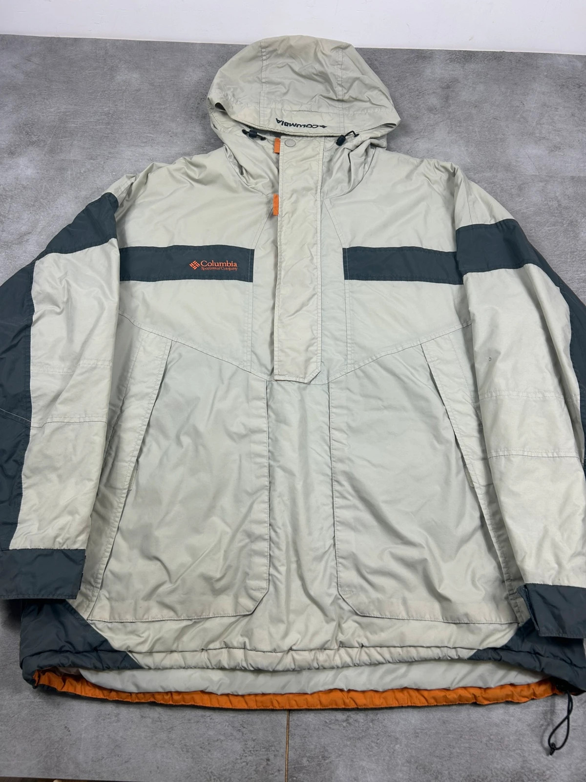 Columbia hommes veste coupe vent imperméable logo brodé taille XXL – Columbia – taille XXL