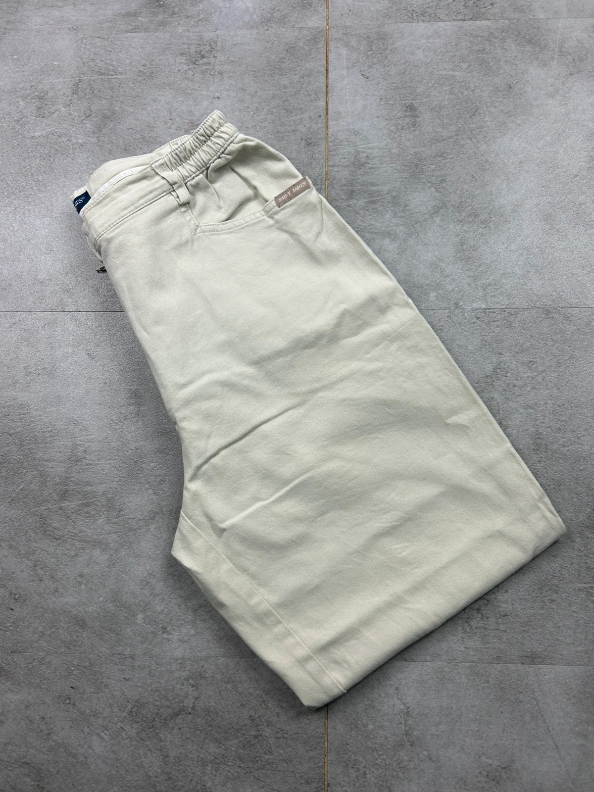 Saint James femmes panta court jambes larges beige taille 42 – Saint James – taille XL / 42 / 14 3