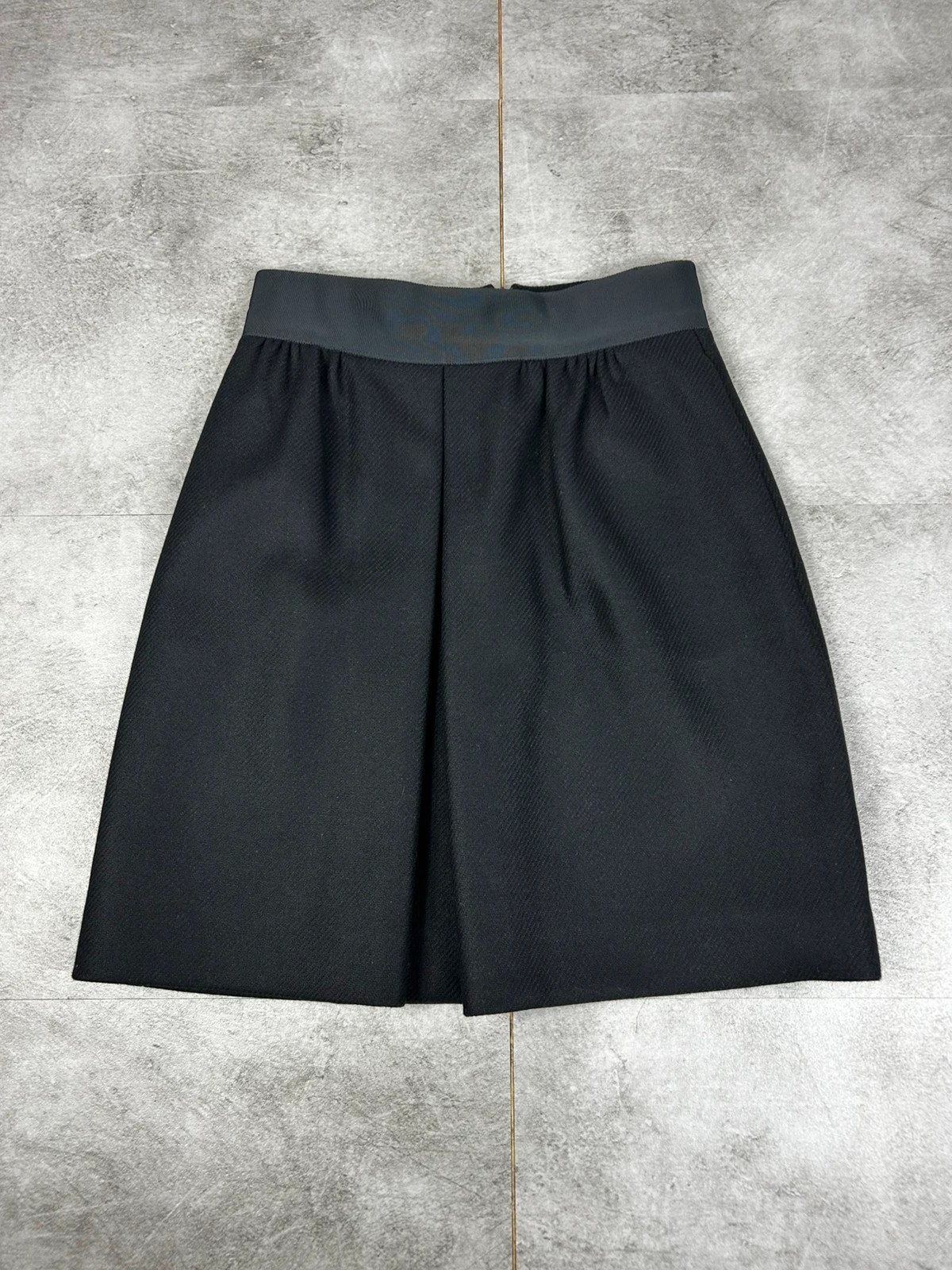 Paul & Joe femme jupe taille 34 laine noir taille haute évasée chic élégante