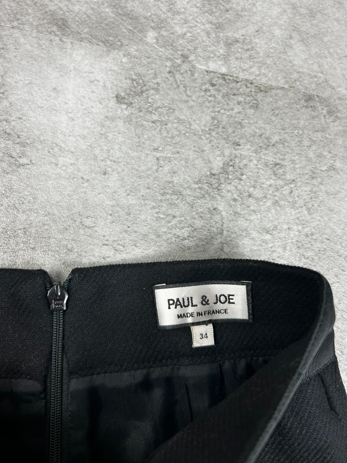 Paul & Joe femme jupe taille 34 laine noir taille haute évasée chic élégante – Paul & Joe – taille XS / 34 / 6 4