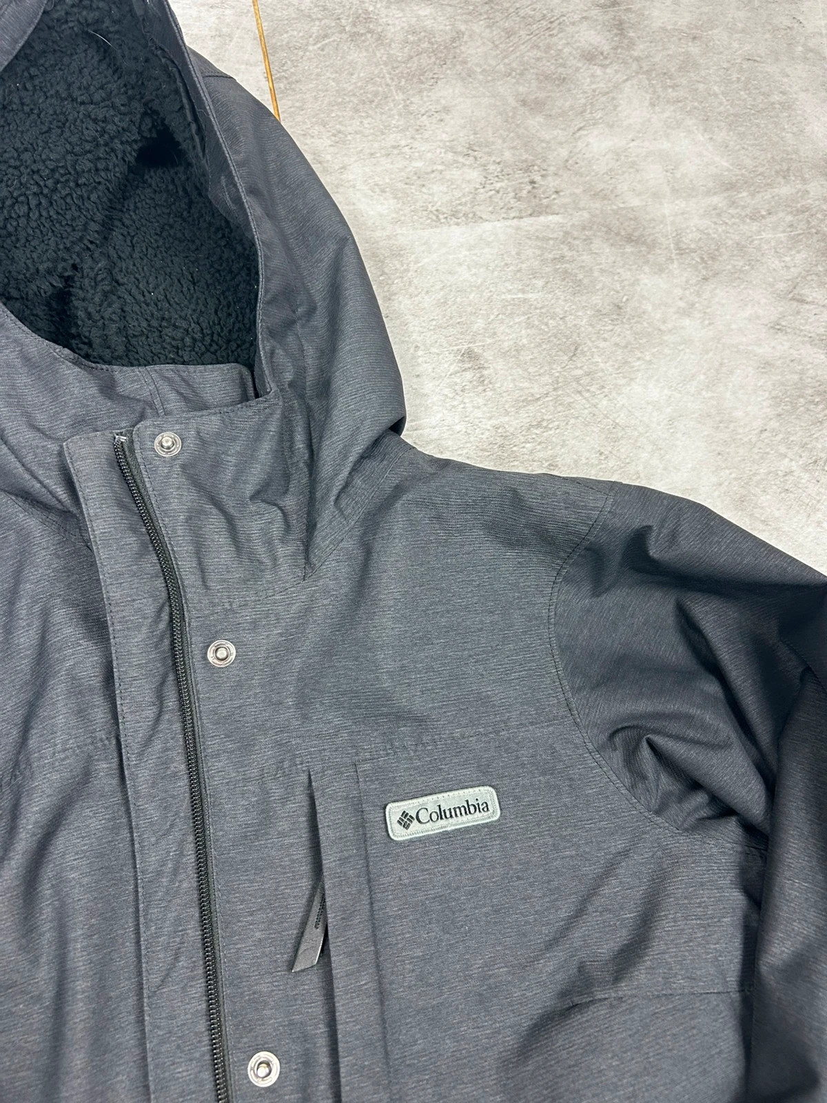 columbia hommes veste imperméable interchange taille m outdoor déperlante gris foncé – Columbia – taille M 5