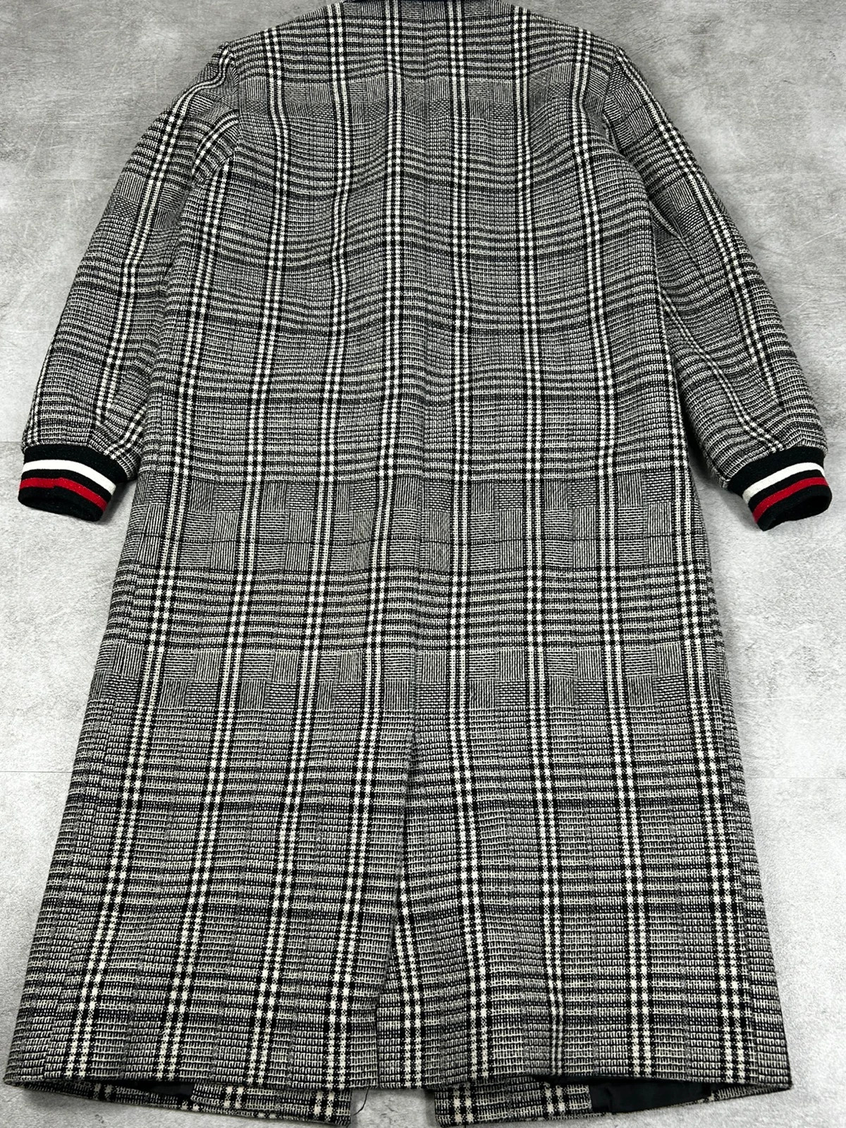 ba&sh femmes manteau long carreaux taille 0 XS S noir blanc laine style blazer oversize chic – Ba&sh – taille XS / 34 / 6 2