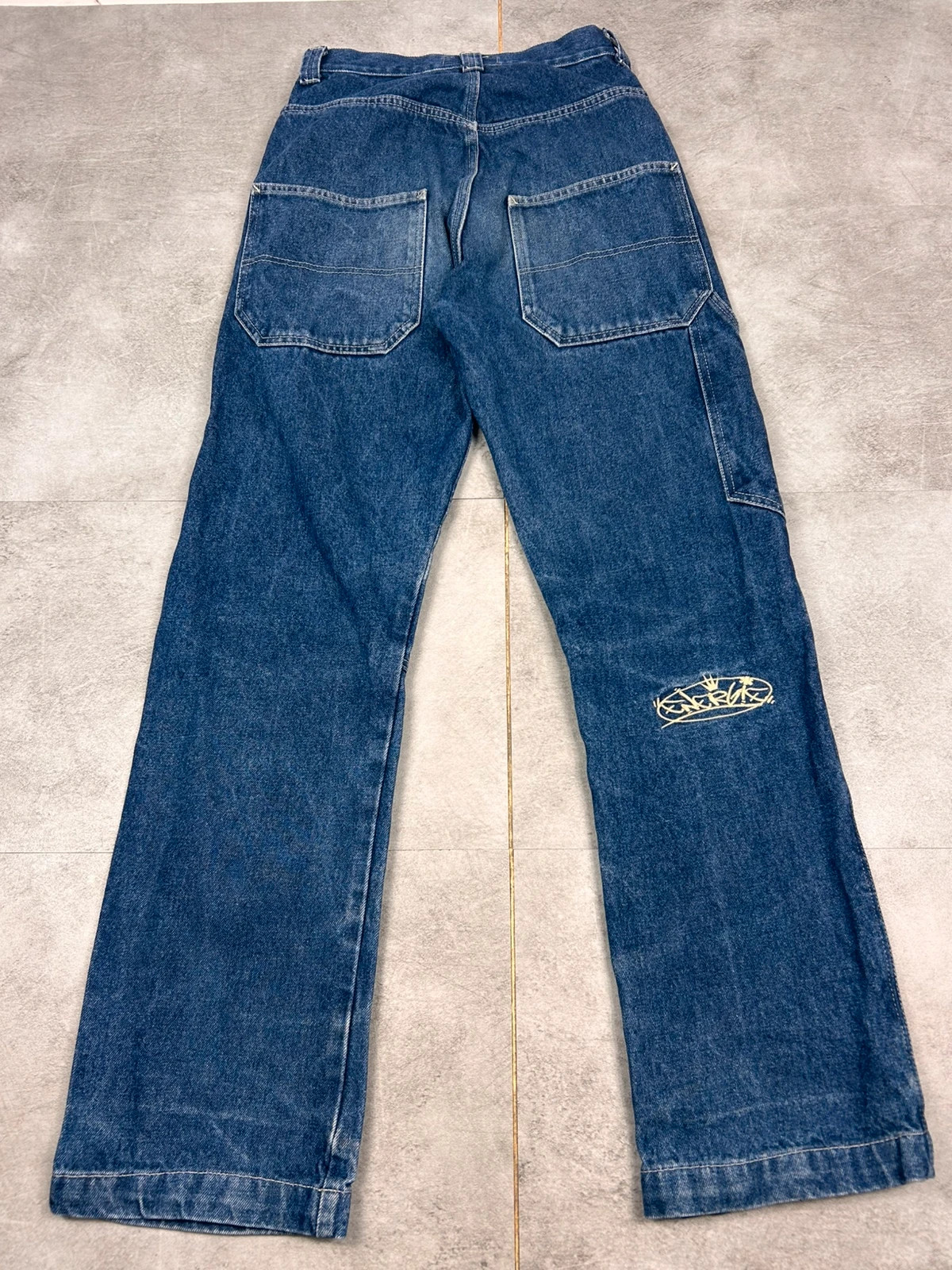 Energie femme jean baggy carpenter taille 26 denim bleu vintage – Energie – taille S / 36 / 8 3