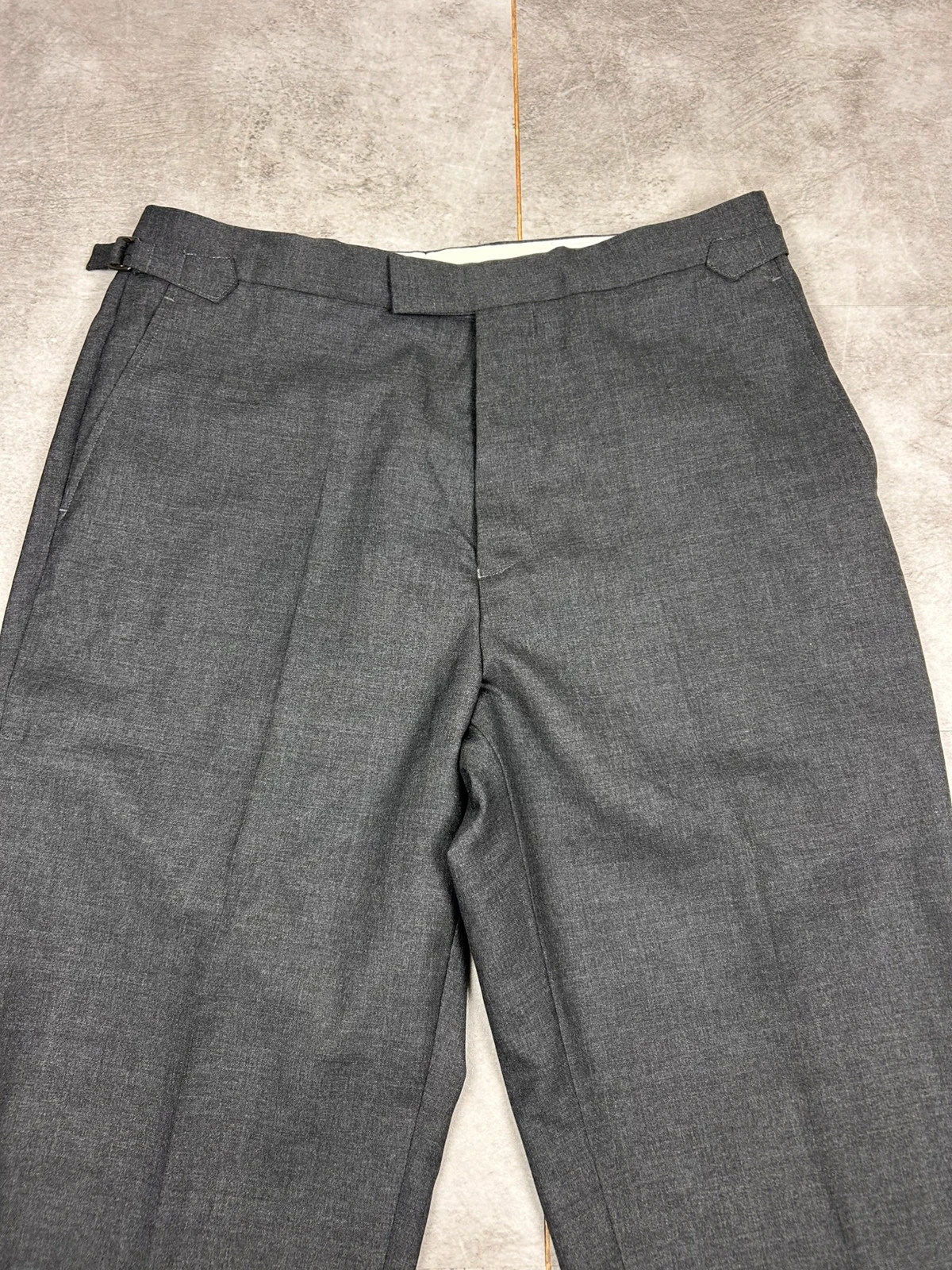 officine générale homme pantalon nicolas 42 laine costume gris – Officine Generale – taille W32 | FR 42 4