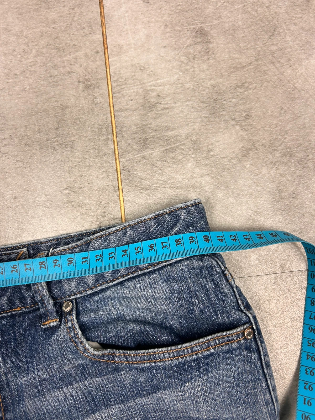 Karen Millen femme jean slim taille 40 denim vintage bleu – Karen Millen – taille L / 40 / 12 5