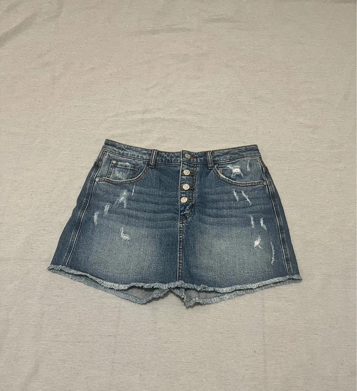 Short jupe Pimkie bleu délavé effiloché T38 lot26 – Pimkie – taille M / 38 / 10 2