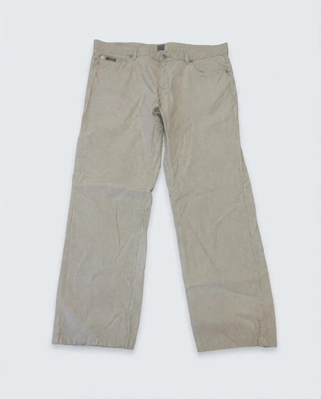 Pantalon rayé Boss Hugo Boss beige et blanc W40 L34 lot30