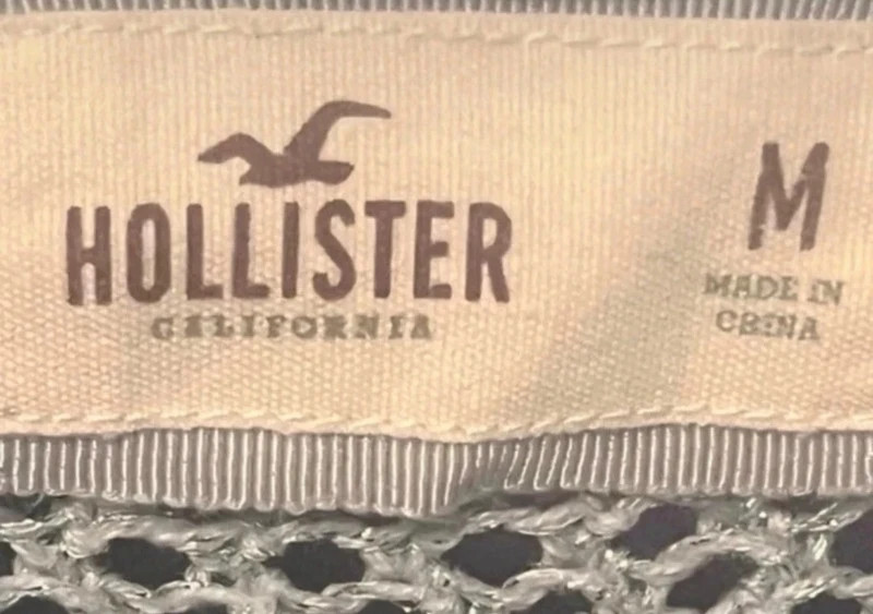 Pull ajouré Hollister gris chiné taille M – Hollister – taille M / 38 / 10 2