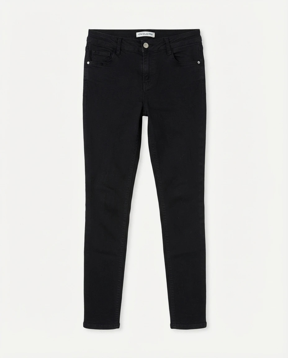 Jean droit noir New Collection taille S lot02