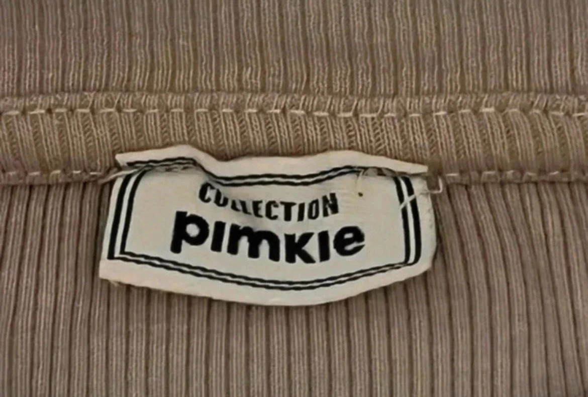 T-shirt manches longues côtelé beige Pimkie S lot86 – Pimkie – taille S / 36 / 8 2