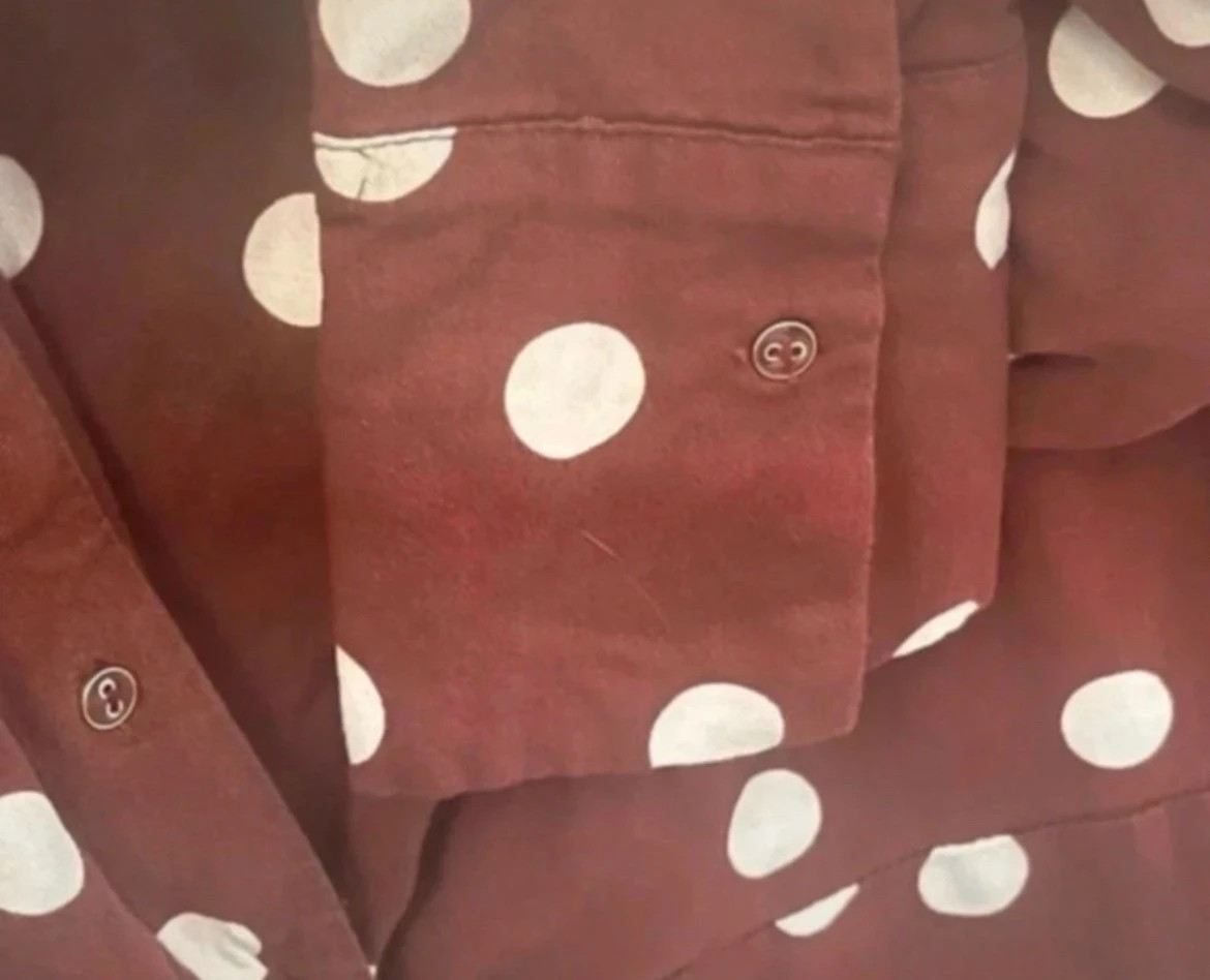 Robe chemise Pimkie pois marron foncé taille 38 lot58 – Pimkie – taille M / 38 / 10 2
