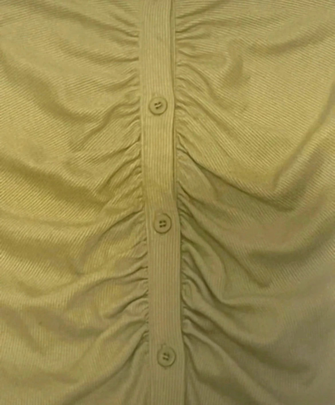 Shein robe midi froncée vert anis taille 34 XS lot55 – Shein – taille XS / 34 / 6 3