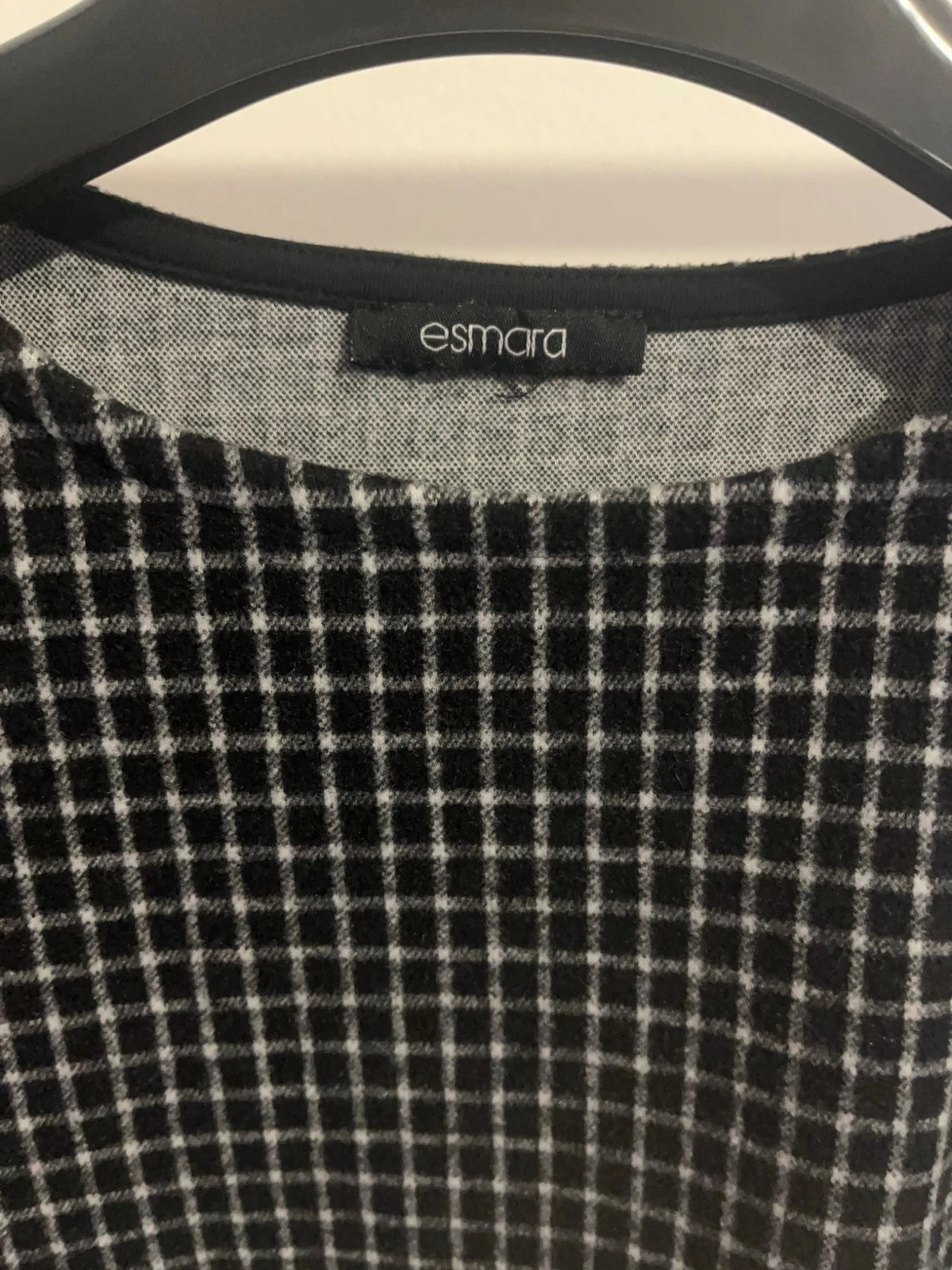 Pull Esmara carreaux noir et blanc taille M lot12 – Esmara – taille M / 38 / 10 3