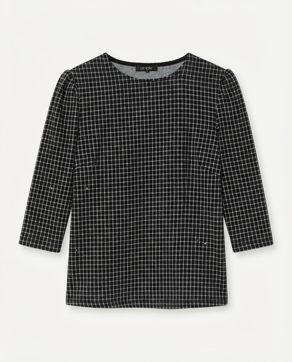 Pull Esmara carreaux noir et blanc taille M lot12
