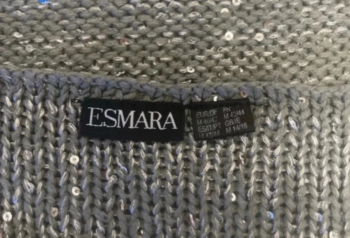 Pull maille gris brillant Esmara taille M lot32 – Esmara – taille M / 38 / 10 2